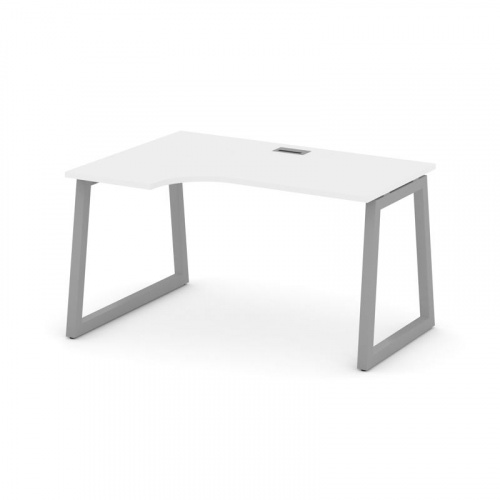 Style Project Стол рабочий эргоном. SN-5T1.SPA-012(L) Акация Лорка/Металл Антрацит/Заглушка Пластик фото 16