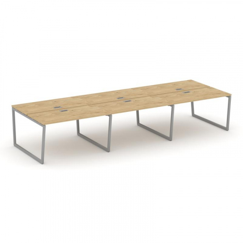 Style Project Рабочая станция 2-х сторон. SN-4T2.DRS-081 Акация Лорка/Металл Антрацит/Заглушка Пласт фото 2