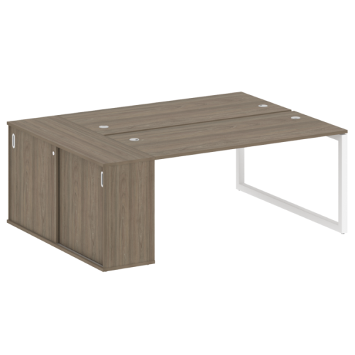 Бенч-система с шкафом-купе на О-обр. м/к Metal System Quattro 50БО.РС-СШК-1.4 фото 3