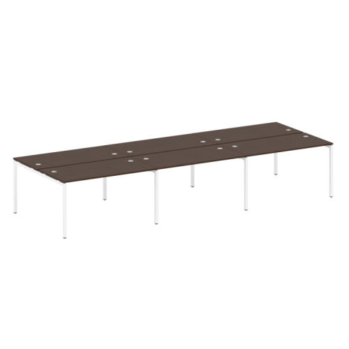 Бенч-система на 6 рабочих мест на П-обр. м/к Metal System Quattro 40БП.СМ-6.3 фото 5