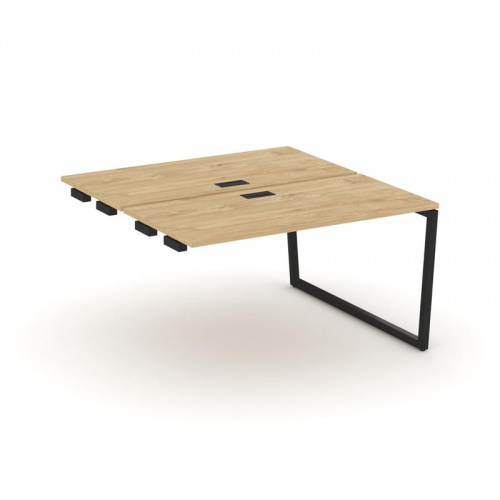 Style Project Стол-приставка к опор. элем. SN-4T2.DPRS-011 Акация Лорка/Металл Антрацит/Заглушка Пла