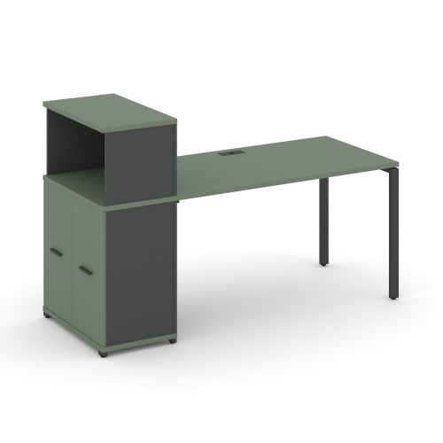 Стол офисный с опорным распашным шкафом Concept CN.SP-225 фото 2
