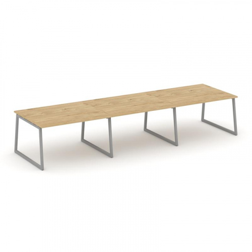 Style Project Стол переговорный SN-4T1.SPRG-054.3 Акация Лорка/Металл Антрацит 4740*1180*750 фото 2