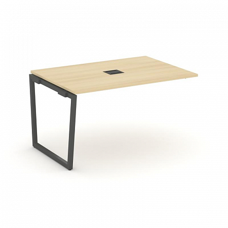 Style Project Проходной наб. элем. перег. стола SN-4T2.NSPRG-003 Акация Лорка/Металл Антрацит/Заглуш