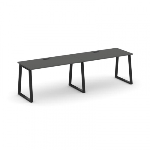 Style Project Рабочая станция 1 сторон. SN-6T1.ORS-004 Акация Лорка/Металл Антрацит/Заглушка Пластик фото 7