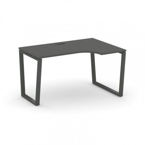 Style Project Стол рабочий эргоном. SN-6T2.SPA-012(R) Акация Лорка/Металл Антрацит/Заглушка Пластик фото 27