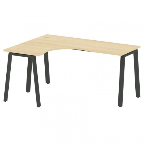 Стол офисный криволинейный Metal System БА.СА-4 (L) фото 7