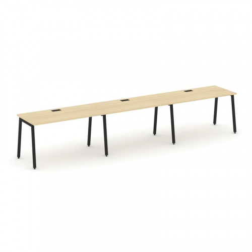 Style Project Рабочая станция 1 сторон. SN-4A.ORS-052 Тиквуд Светлый/Металл Белый 3540*800*750 фото 11