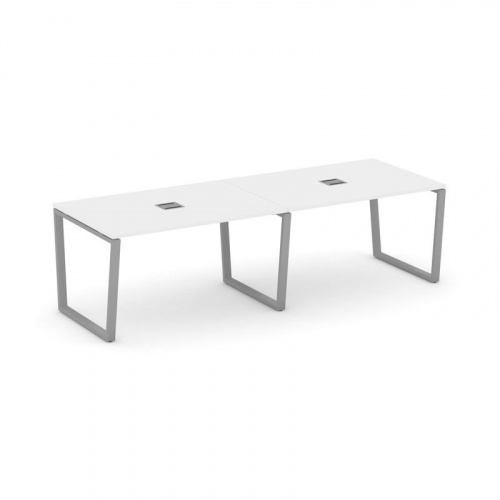 Style Project Стол переговорный SN-6T2.SPRG-011 Акация Лорка/Металл Антрацит/Заглушка Металл Антраци фото 16