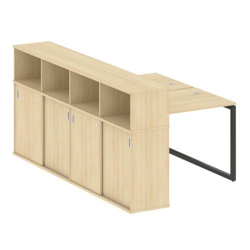 Бенч-система с шкафом-купе на О-обр. м/к Metal System Quattro 40БО.РС-СШК-4.1 фото 12