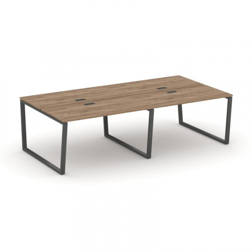 Style Project Рабочая станция 2-х сторон. SN-6T2.DRS-033 Акация Лорка/Металл Антрацит/Заглушка Пласт фото 23