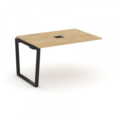 Style Project Проходной наб. элем. перег. стола SN-6T2.NSPRG-004 Акация Лорка/Металл Антрацит/Заглуш