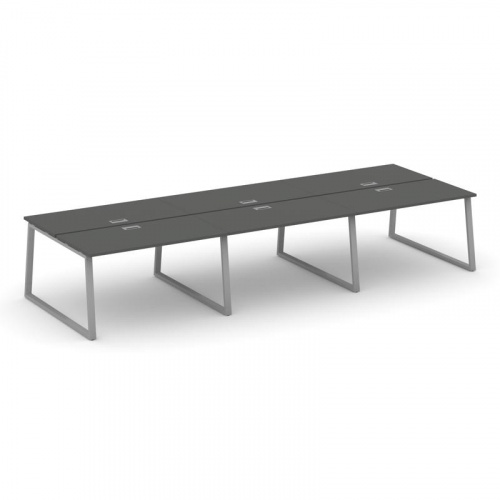 Style Project Рабочая станция 2-х сторон. SN-6T1.DRS-084 Акация Лорка/Металл Антрацит/Заглушка Пласт фото 18