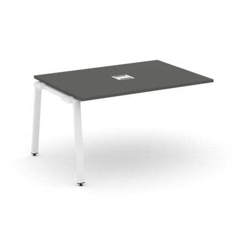 Style Project Проходной наб. элем. перег. стола SN-6A.NSPRG-001 Дуб Табак/Металл Белый 980*980*750 фото 19