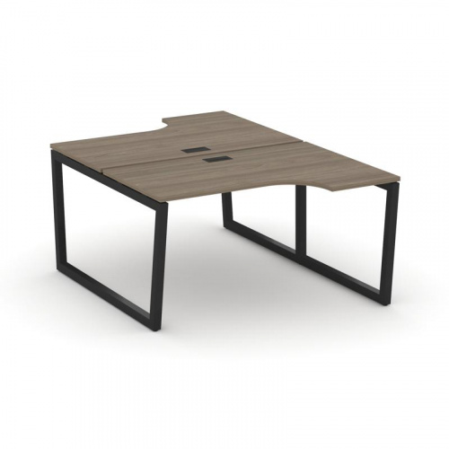 Style Project Рабочая станция эргоном. SN-5T2.DRPA-021 Акация Лорка/Металл Антрацит/Заглушка Пластик фото 8