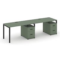 Бенч-система на 2 места с 2 опорными тумбами Concept CN.ORS-314