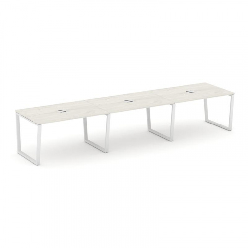 Style Project Стол переговорный SN-6T2.SPRG-023 Акация Лорка/Металл Антрацит/Заглушка Металл Антраци фото 13