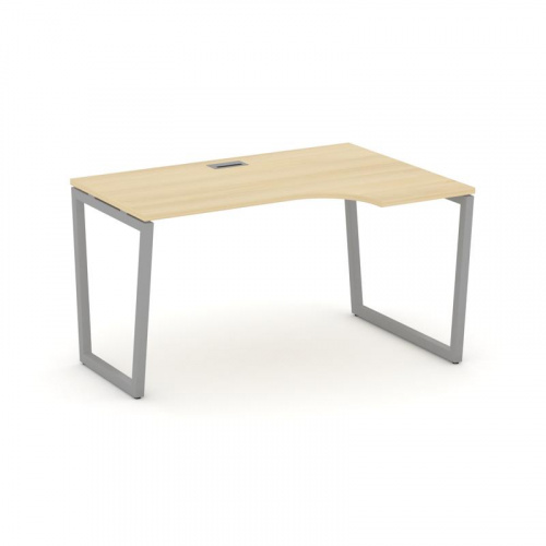 Style Project Стол рабочий эргоном. SN-4T2.SPA-002(R) Акация Лорка/Металл Антрацит/Заглушка Пластик фото 20