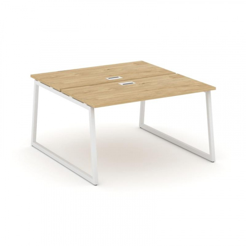 Style Project Рабочая станция 2-х сторон. SN-4T1.DRS-003 Акация Лорка/Металл Антрацит/Заглушка Пласт фото 3