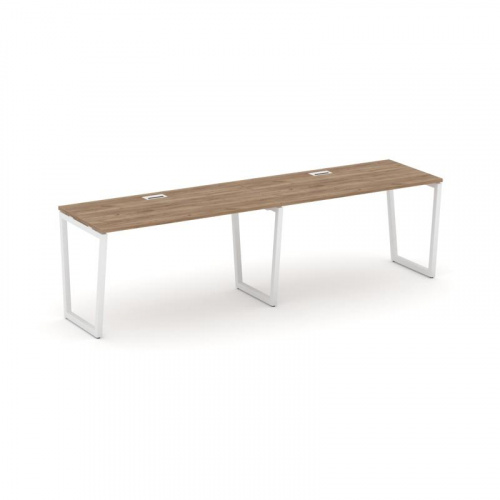 Style Project Рабочая станция 1 сторон. SN-4T2.ORS-024 Акация Лорка/Металл Антрацит/Заглушка Пластик фото 10