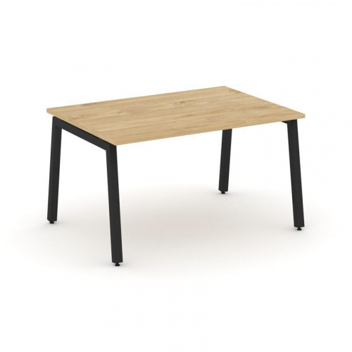 Style Project Стол переговорный SN-5A.SPRG-002.3 Дуб Наварра/Металл Белый 1180*980*750