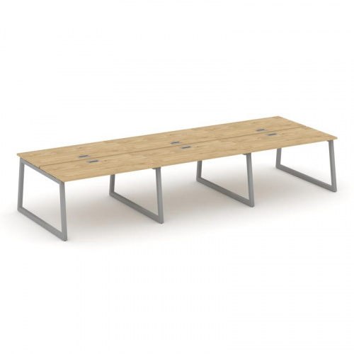 Style Project Рабочая станция 2-х сторон. SN-5T1.DRS-074 Акация Лорка/Металл Антрацит/Заглушка Пласт фото 2