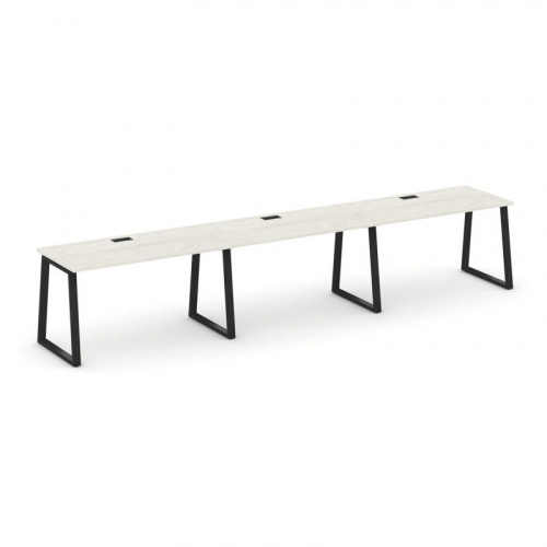 Style Project Рабочая станция 1 сторон. SN-6T1.ORS-031 Акация Лорка/Металл Антрацит/Заглушка Пластик фото 4