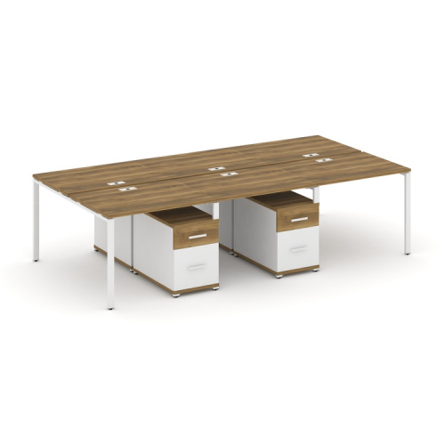 Бенч-система на 6 мест с 2 опорными тумбами Concept CN.DRS-345 фото 8