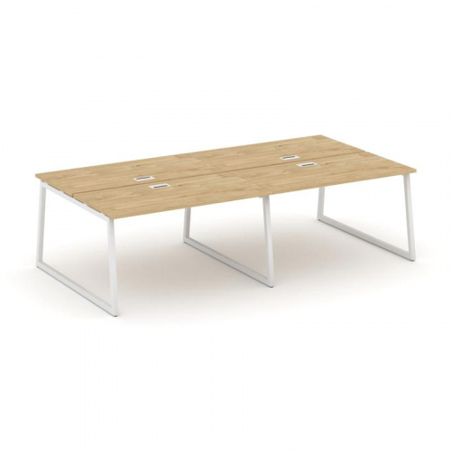 Style Project Рабочая станция 2-х сторон. SN-4T1.DRS-042 Акация Лорка/Металл Антрацит/Заглушка Пласт фото 3