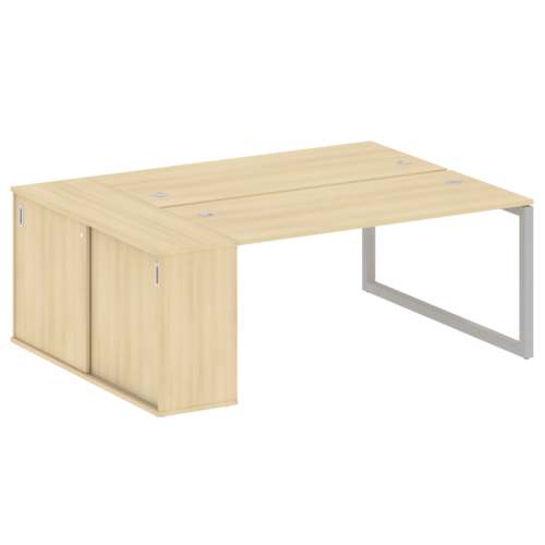 Бенч-система с шкафом-купе на О-обр. м/к Metal System Quattro 50БО.РС-СШК-1.4 фото 5