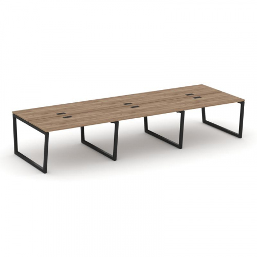 Style Project Рабочая станция 2-х сторон. SN-5T2.DRS-061 Акация Лорка/Металл Антрацит/Заглушка Пласт фото 9