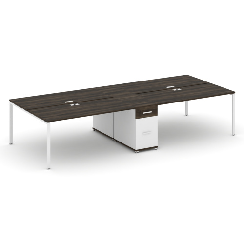 Бенч-система на 4 места с 1 опорной тумбой Concept CN.DRS-424 фото 10