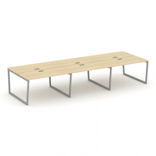 Style Project Рабочая станция 2-х сторон. SN-4T2.DRS-081 Акация Лорка/Металл Антрацит/Заглушка Пласт фото 20