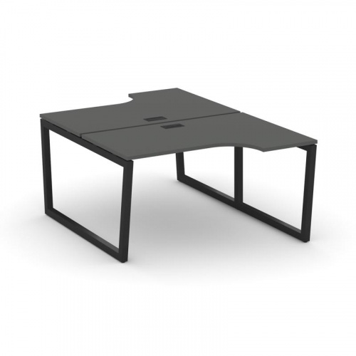 Style Project Рабочая станция эргоном. SN-5T2.DRPA-021 Акация Лорка/Металл Антрацит/Заглушка Пластик фото 6