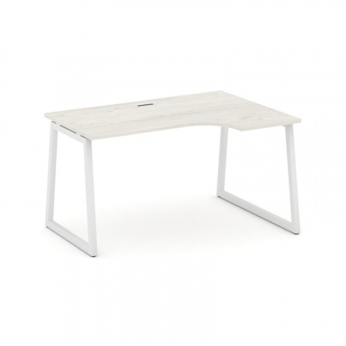 Style Project Стол рабочий эргоном. SN-4T1.SPA-021(R) Акация Лорка/Металл Антрацит/Заглушка Пластик фото 18