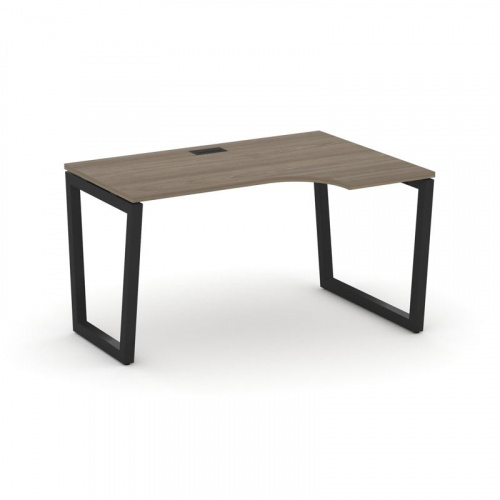 Style Project Стол рабочий эргоном. SN-5T2.SPA-012(R) Акация Лорка/Металл Антрацит/Заглушка Пластик фото 8 Style Project Стол рабочий эргоном. SN-5T2.SPA-012(R) Акация Лорка/Металл Антрацит/Заглушка Пластик фото 8