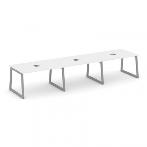 Style Project Стол переговорный SN-5T1.SPRG-023 Акация Лорка/Металл Антрацит/Заглушка Металл Антраци фото 17