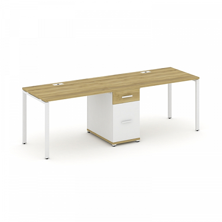 Бенч-система на 2 места с 1 опорной тумбой Concept CN.ORS-405