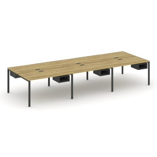 Бенч-система на 6 мест с подвесными тумбами Concept CN.DRS-141 фото 4