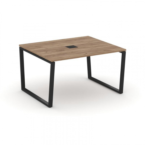 Style Project Стол переговорный SN-6T2.SPRG-033 Акация Лорка/Металл Антрацит/Заглушка Металл Антраци фото 6