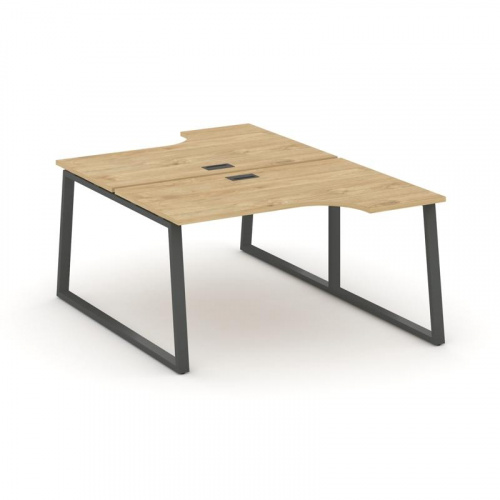 Style Project Рабочая станция эргоном. SN-6T1.DRPA-012 Акация Лорка/Металл Антрацит/Заглушка Пластик фото 22