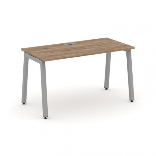 Style Project Стол письменный SN-5A.SP-013 Дуб Наварра/Металл Белый 1380*700*750 фото 9