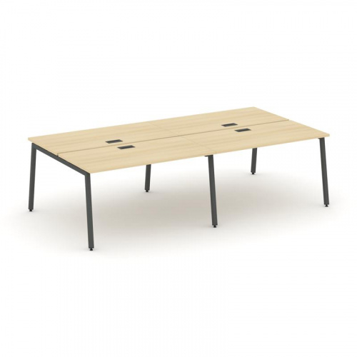 Style Project Рабочая станция 2-х сторон. SN-4A.DRS-042 Антрацит/Металл Белый 2360*1432*750 фото 26