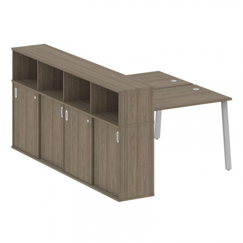 Бенч-система с шкафом-купе на А-обр. м/к Metal System БА.РС-СШК-4.2 фото 4