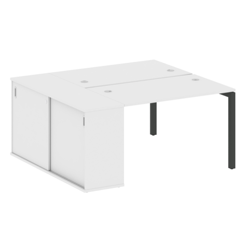 Бенч-система с шкафом-купе на П-обр. м/к Metal System Quattro 50БП.РС-СШК-1.2 фото 14