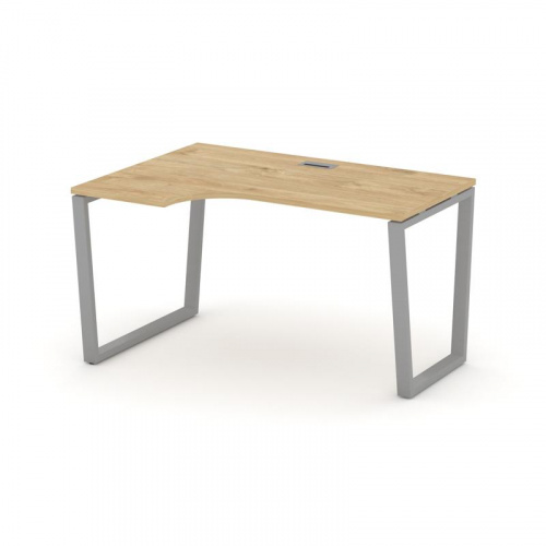 Style Project Стол рабочий эргоном. SN-6T2.SPA-002(L) Акация Лорка/Металл Антрацит/Заглушка Пластик фото 2