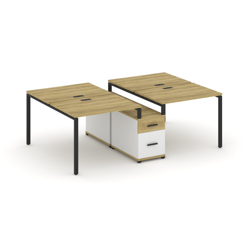 Бенч-система на 4 места с опорной тумбой Concept CN.DRS-313 фото 6