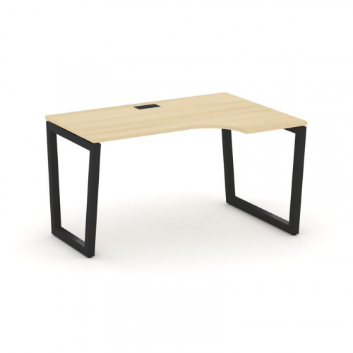 Style Project Стол рабочий эргоном. SN-5T2.SPA-012(R) Акация Лорка/Металл Антрацит/Заглушка Пластик фото 4 Style Project Стол рабочий эргоном. SN-5T2.SPA-012(R) Акация Лорка/Металл Антрацит/Заглушка Пластик фото 4