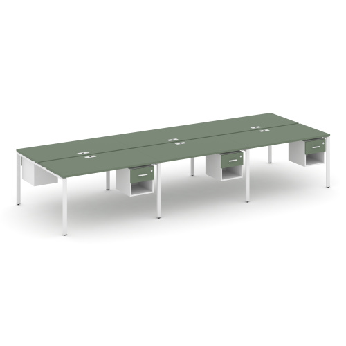 Бенч-система на 6 мест с подвесными тумбами Concept CN.DRS-159 фото 5