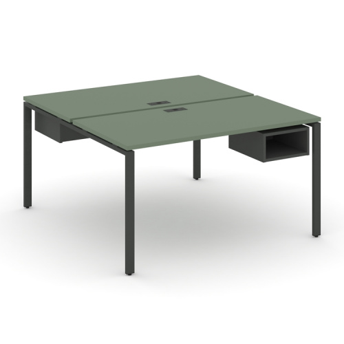 Бенч-система на 2 места с подвесными тумбами Concept CN.DRS-101